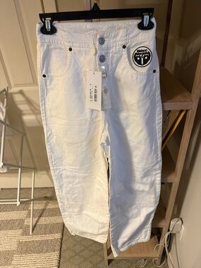 MM6 Maison Margiela | NWT Relaxed Straight Jeans with Patch Logo